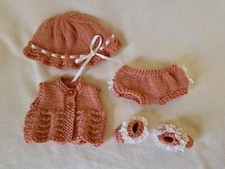 Hand Knitted Dolls Clothes for