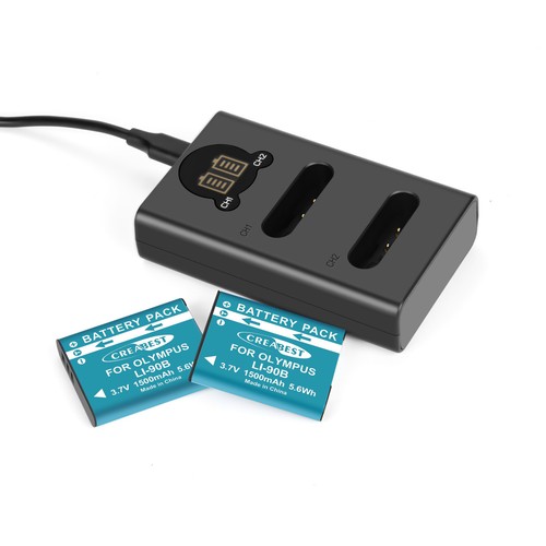 2pcs 90b 92b - li-92b, for
