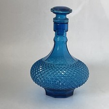 Genie Bottle Blue glass