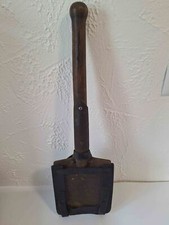 Old spade with leather case