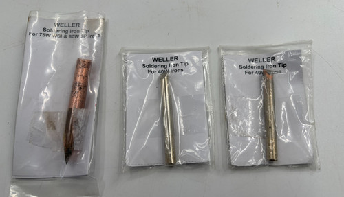 Weller soldering tips - tips, x3