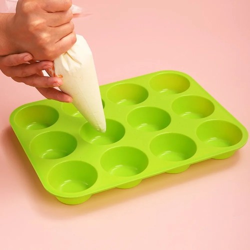 Silicone muffin cupcake - silicone, 12