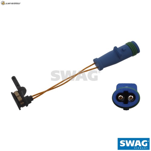 Warning contact brake pad wear - warning,