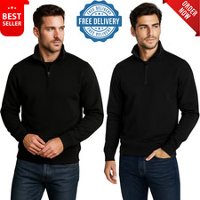 Mens Cotton Sweatshirt Half