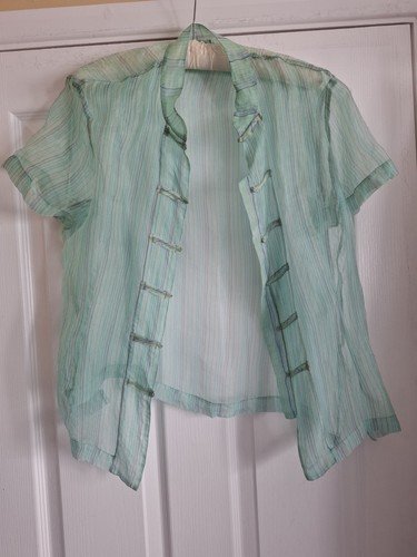 Dosa silk aquamarine green - silk,