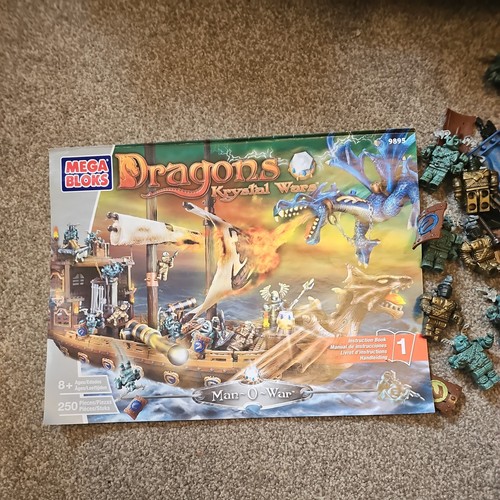 Mega bloks dragons krystal - bloks,