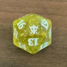 MTG 1x Dragons of Tarkir D20 Yellow Spindown Dice Life Counter