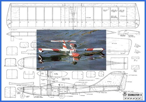 Model airplane plans - model, (rc)