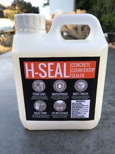 H-SEAL CONCRETE COUNTERTOP WORKTOP SEALER -FOOD SAFE -HIGH TEMP MATT FINISH 1L