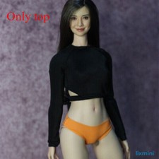 Black T-shirt Top 1:6 Scale