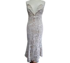 Jarlo London Cream Lace Plunge