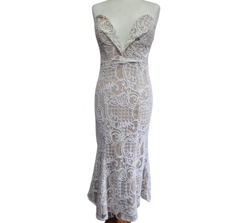 Jarlo london cream - lace, plunge