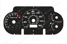 Honda Civic Type R EP3 Carbon Dial Cards Gauges