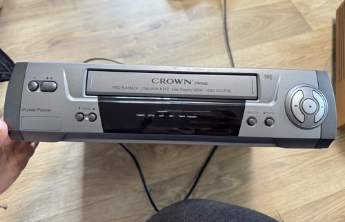 Crown crv2025 vintage vhs - vintage,