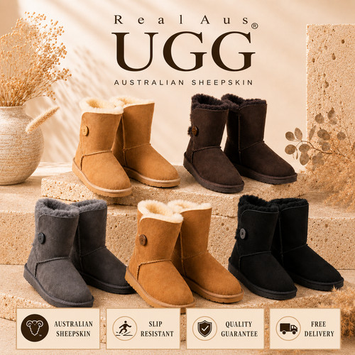 Ugg real aus 100 australian - aus,