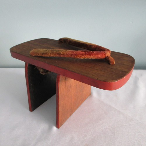 Vintage japanese geta wooden - vintage,