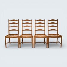 Ercol set dining chairs - of,