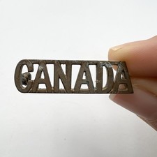 Genuine Canada Shoulder Title