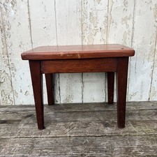 Vintage wooden stool rustic - stool,