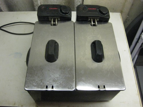 Caterlite twin basket fryer - basket,