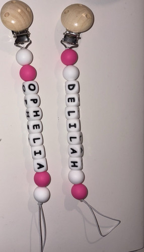 Personalised dummy clip with - dummy,