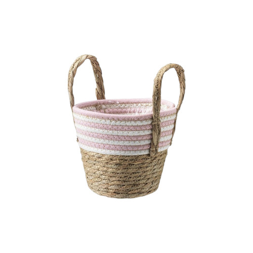 Woven seagrass indoor plant - woven,