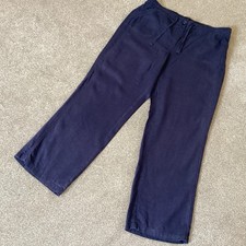 BHS Authentic Navy 53% Linen