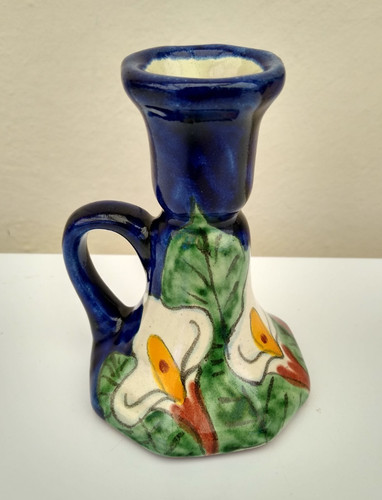 Talavera mexico candle - talavera,