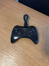 Nintendo Wii U Pro Controller with Charger (no box)  - Black (WUP 005)