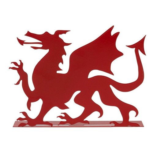 Outdoor red dragon garden - red,