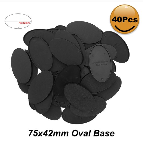 Mb875 40pcs oval bases 75x42mm - 40pcs,