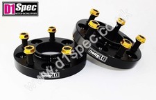 D1 SPEC FORGED WHEEL SPACERS 20mm 5x114.3 67.1 BLACK MITSUBISHI LANCER EVO 3000