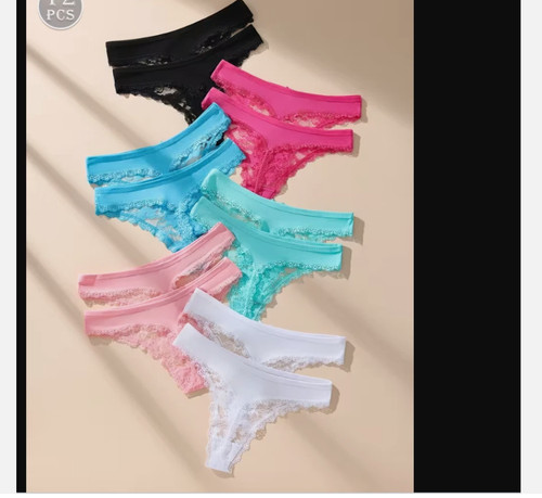 Pack lace thongs - lace,