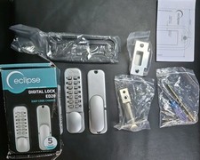 Eclipse ED20 Satin Chrome Digital Door Lock Push Button