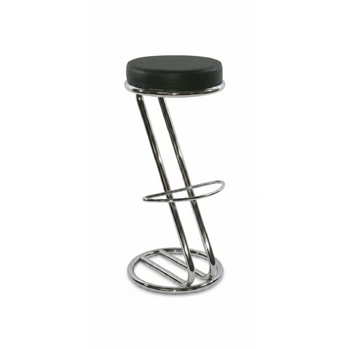 Zeus shaped black chrome bar - z-shaped,