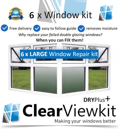 Large windows kit - large, clears
