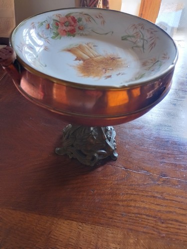 Victorian food warmer copper - food,