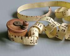 Antique Wooden Sewing Tape