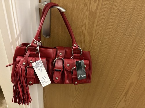 Red leather bag ri2k - bag,