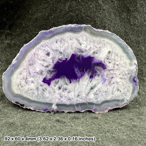 Agate slice crystal - agate,