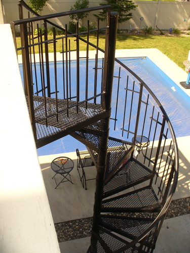 Spiral staircase with - 64,