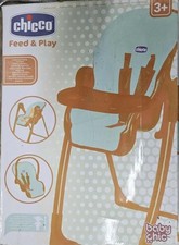 Chicco Junior Feed & Play aged 3 + High chair Baby swing Blue