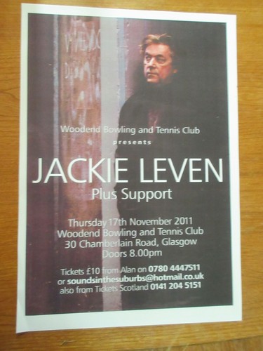 Jackie leven glasgow 2011 - -,