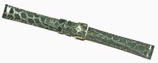 STUNNING GENUINE CROCODILE LADIES WATCH STRAP DARK GREY 8MM 10MM 12MM FRENCH