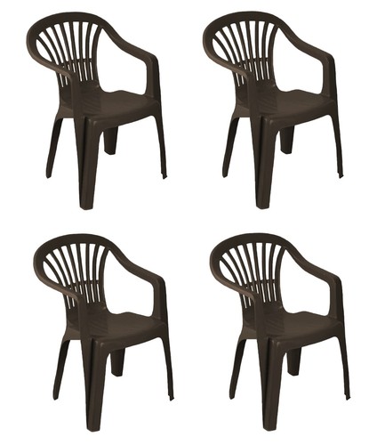 Garden plastic chair - 4x,