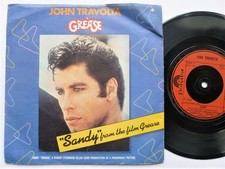 John Travolta Sandy 7" Polydor POSP6 EX/VG 1978 UK pressing in picture sleeve