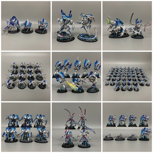 Painted tyranid hive fleet - painted,