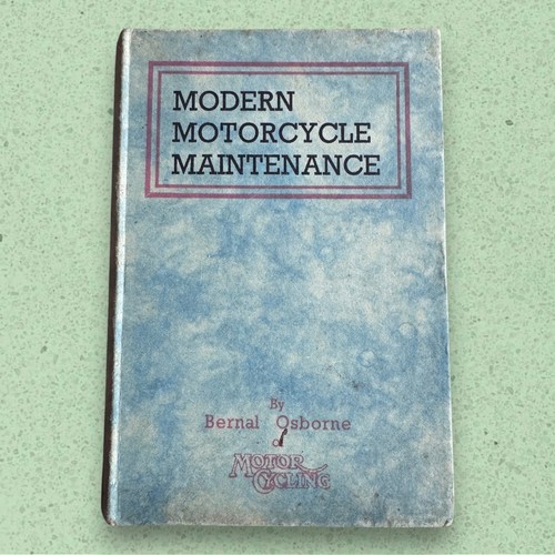 Modern motorcycle maintenance - modern,