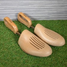Jones Bootmaker Shoe Tree Wooden Shoe Shaper Spring Loaded Size EX Large 11-15
