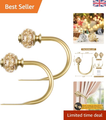 Set elegant gold curtain - set,